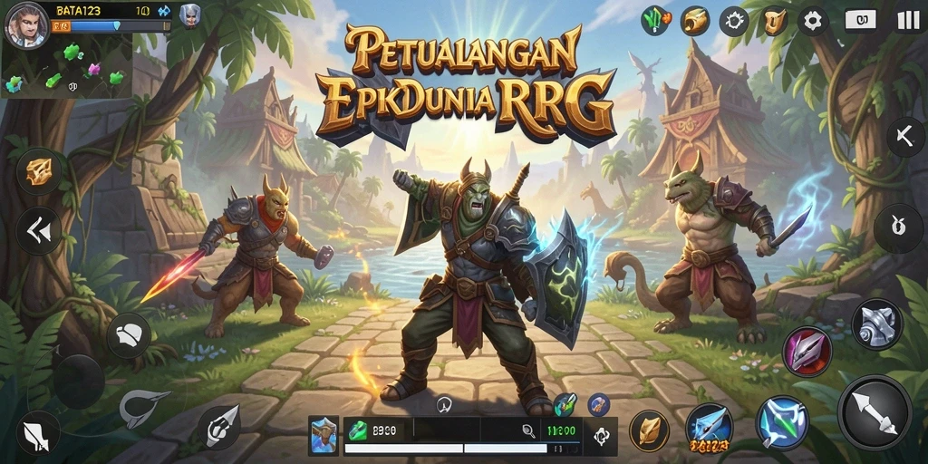 Tampilan gameplay dinamis dan menawan di BATA123.