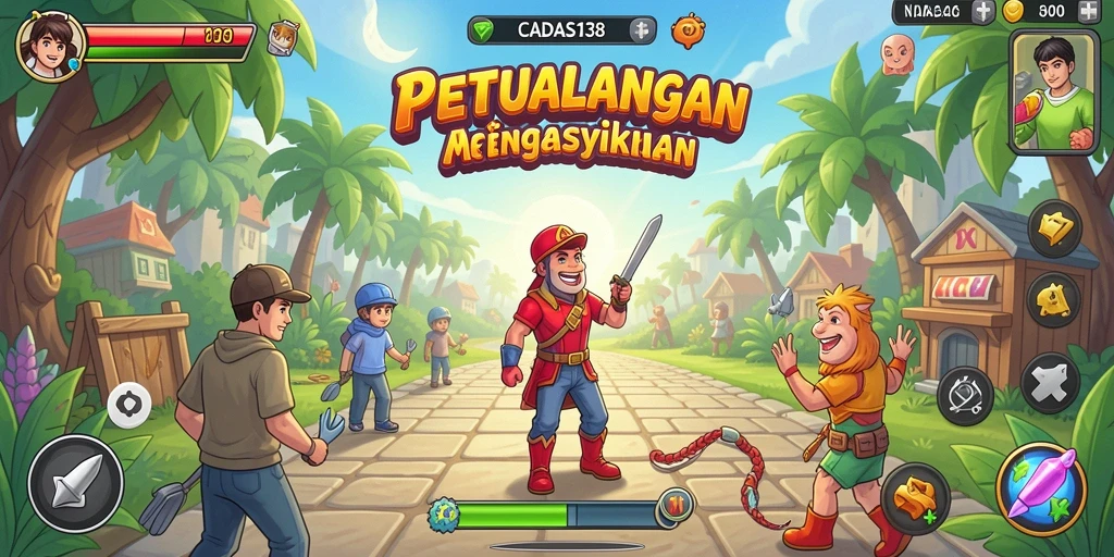 Tampilan gameplay seru dalam CADAS138, penuh aksi dan tantangan.