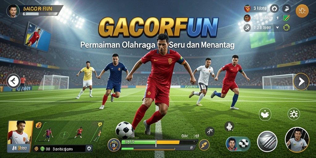 Tangkapan layar GACORFUN menampilkan aksi olahraga yang mendebarkan.