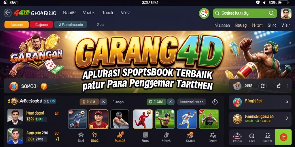Tampilan menarik dari gameplay Sportsbook GARANG4D.