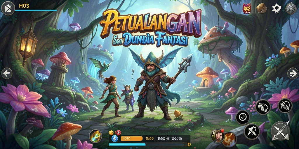 Gameplay H03 yang seru dan imersif di dunia petualangan.