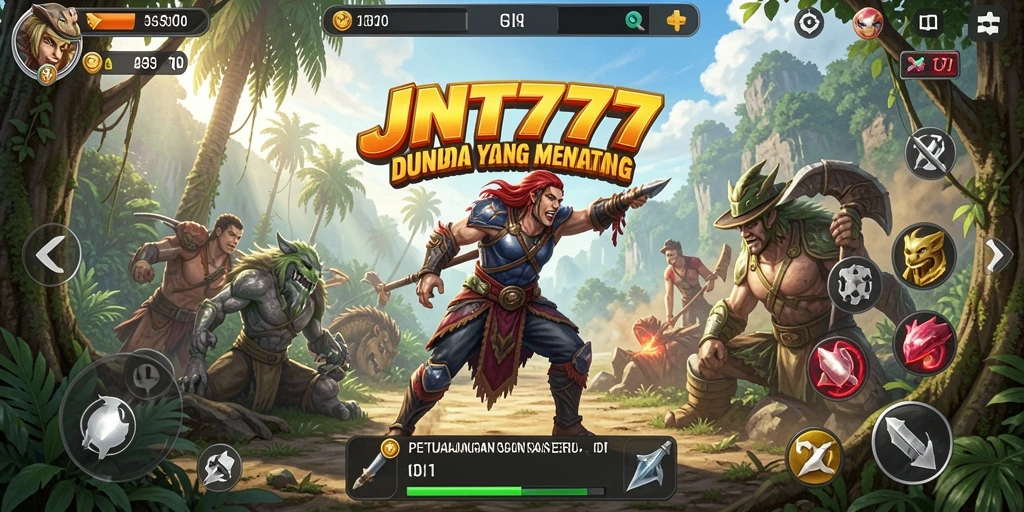 Gameplay JNT777 dengan grafik menawan saat petualangan berlangsung.
