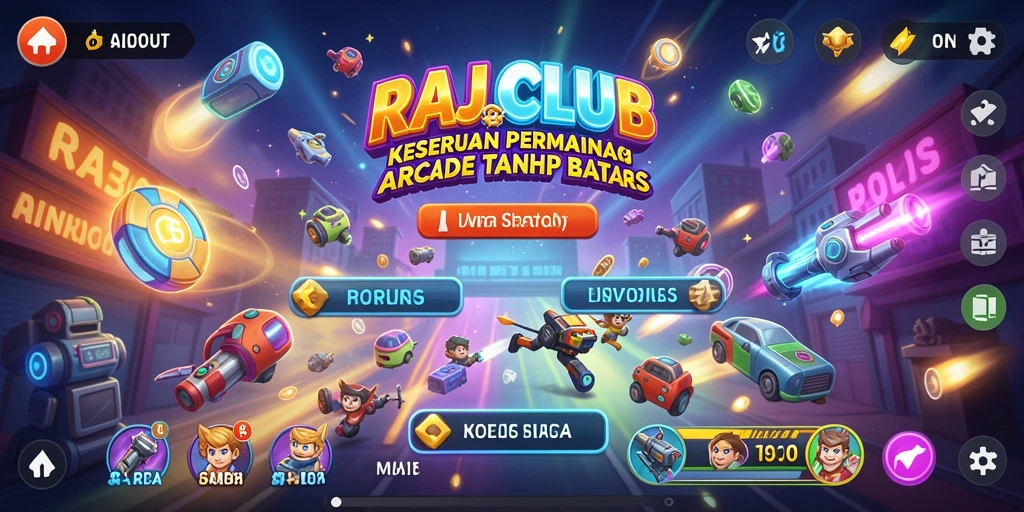 Tampilan gameplay seru dari RAJACLUB yang penuh tantangan.