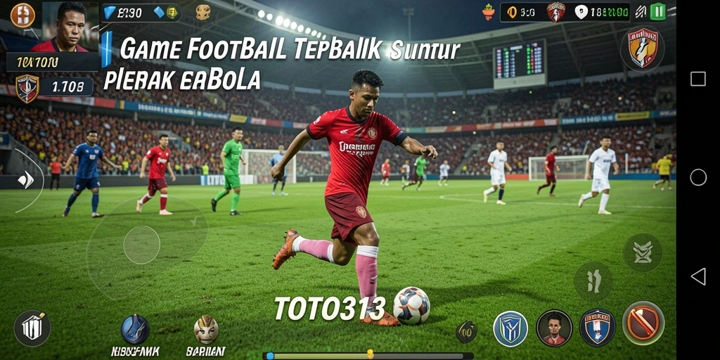 Tampilan menarik dari gameplay TOTO313 yang penuh aksi sepak bola.
