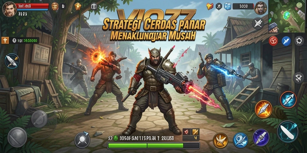 Gameplay seru VIO77 yang menampilkan pertempuran strategi intens.
